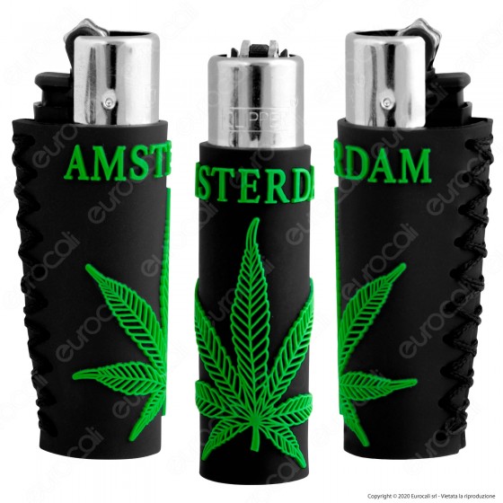 Clipper Large con Rivestimento in Gomma Fantasia Green Leaf - 1 Clipper Large con Rivestimento in Gomma Fantasia Green Leaf - 1