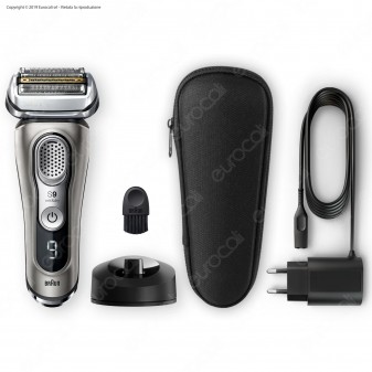 Braun Series 9 9325s Rasoio Barba Elettrico Ricaricabile Wet&Dry con