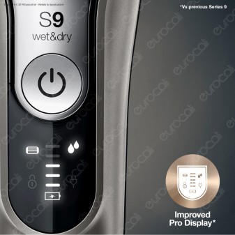 Braun Series 9 9325s Rasoio Barba Elettrico Ricaricabile Wet&Dry con