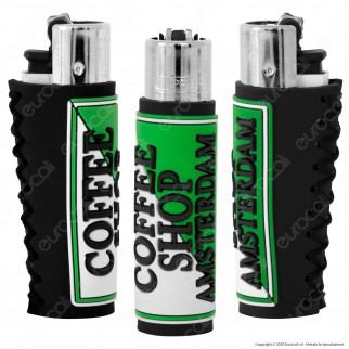 Clipper Large con Rivestimento in Gomma Fantasia Coffee Shop - 1