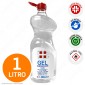 Gel Alcool ≥ 70% Igienizzante Mani con Antibatterico Efficace Contro Germi e Batteri - Flacone da 1 Litro