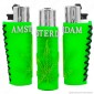 Clipper Large con Rivestimento in Gomma Fantasia Amsterdam - 1 Accendino [TERMINATO]