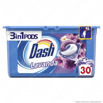129 Pastiglie Dash 3in1 Pods alla Lavanda Detersivo Lavatrice in
