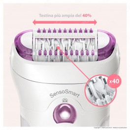 Braun Silk-épil 9 9-710 Wet&Dry Epilatore a Batteria Ricaricabile