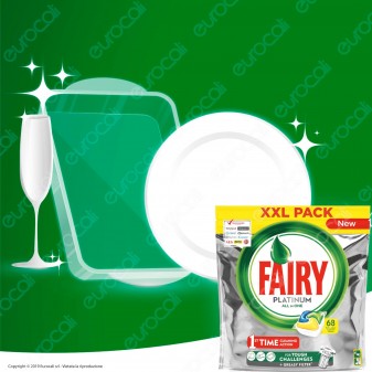 Fairy Platinum Detersivo in Capsule per Lavastoviglie - Confezione da