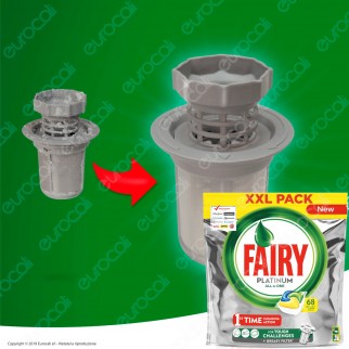 Fairy Platinum Detersivo in Capsule per Lavastoviglie - Confezione da
