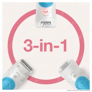 Braun Silk-épil 5 5-610 Wet&Dry Epilatore a Batteria Ricaricabile