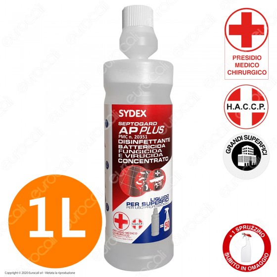Septogard AP Plus Detergente Disinfettante Professionale Concentrato Septogard AP Plus Detergente Disinfettante Professionale Concentrato