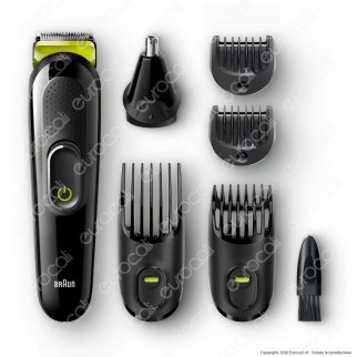 Braun MGK3021 Regolabarba Tagliacapelli a Batteria Ricaricabile
