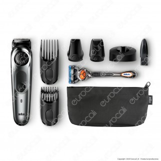Braun Regolabarba BT7040 Rasoio Barba Elettrico e Tagliacapelli