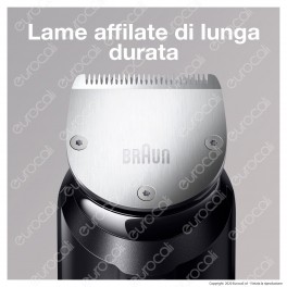 Braun Regolabarba BT7040 Rasoio Barba Elettrico e Tagliacapelli