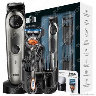 Braun Regolabarba BT7040 Rasoio Barba Elettrico e Tagliacapelli