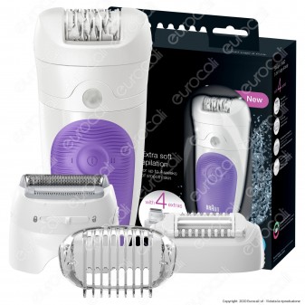 Braun Silk-épil 5 5-541 Wet&Dry Epilatore a Batteria Ricaricabile