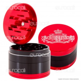 Grinder Tritatabacco Amsterdam XXX 4 Parti in Metallo