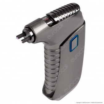 Cozy ARC Pipe Lighter Accendino USB Ricaricabile in Metallo con Arco