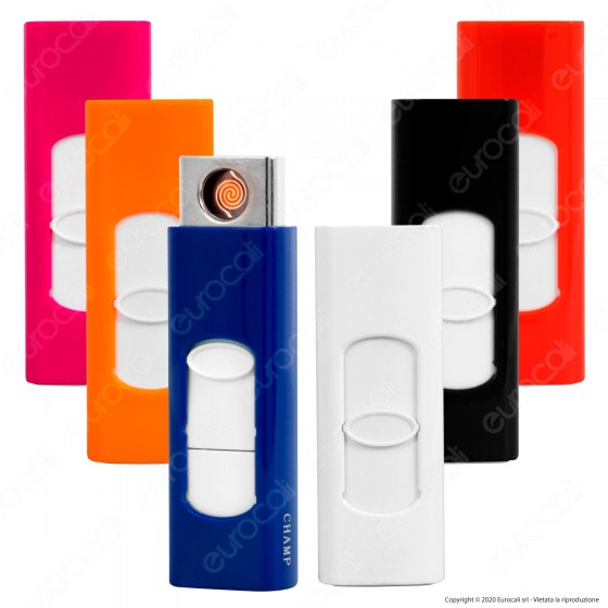 Acquista Champ Accendino USB Antivento Ricaricabile - 1