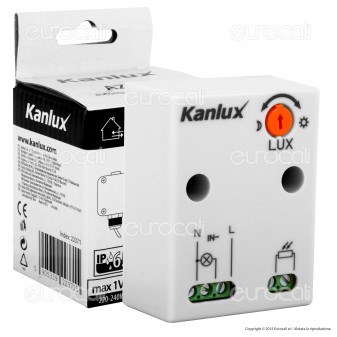 Kanlux AZ-10A Sensore Crepuscolare Universale per Lampadine -mod.22371