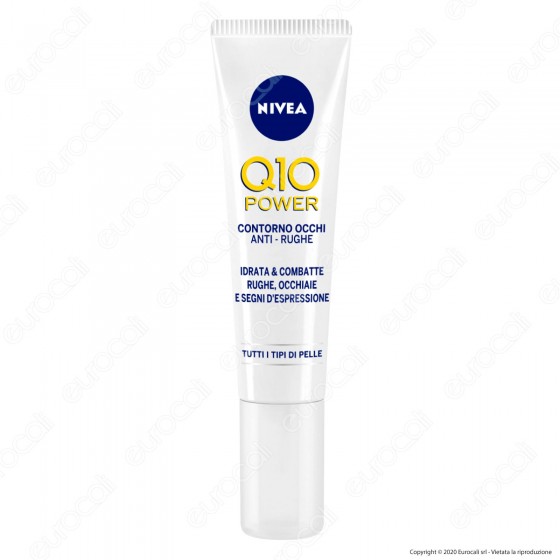 Nivea Q10 Power Contorno Occhi Anti-Rughe Idratante - Flacone da 15ml Nivea Q10 Power Contorno Occhi Anti-Rughe Idratante - Flacone da 15ml