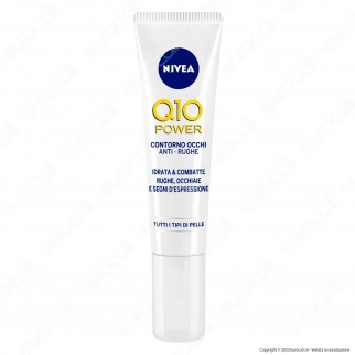 Nivea Q10 Power Contorno Occhi Anti-Rughe Idratante - Flacone da 15ml