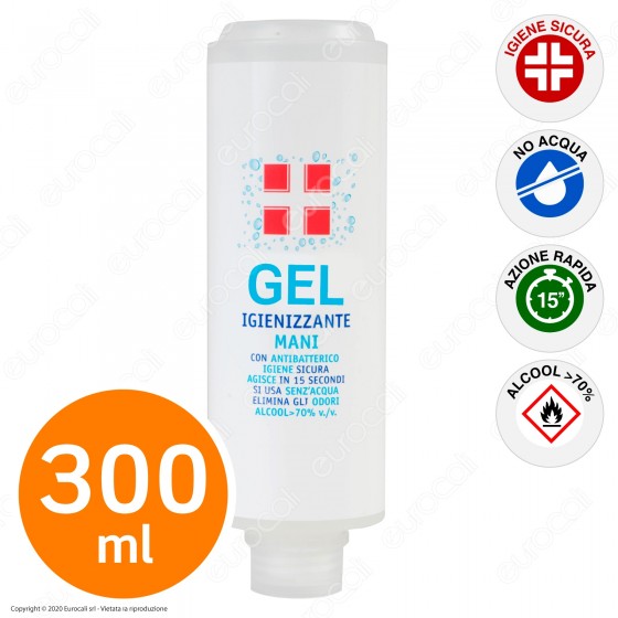 Ricarica per Dispenser a Muro Flacone Gel Alcool ≥ 70% Igienizzante Ricarica per Dispenser a Muro Flacone Gel Alcool ≥ 70% Igienizzante