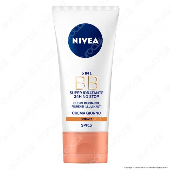 Nivea BB Super Idratante 5 in 1 Crema Giorno Dorata 24H SPF 15 - Nivea BB Super Idratante 5 in 1 Crema Giorno Dorata 24H SPF 15 -