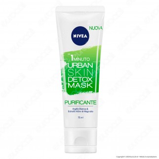 Nivea Urban Skin Detox Mask Maschera Purificante 1 Minuto con Argilla