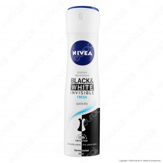 Nivea Black & White Invisible Fresh Deodorante Spray Antitraspirante