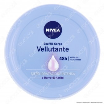 Nivea Soufflé Crema Corpo Vellutante Idratante con Burro di Karitè -