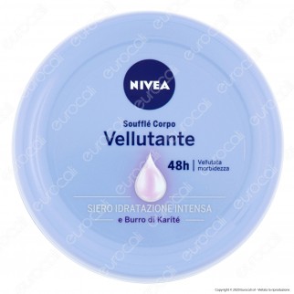 Nivea Soufflé Crema Corpo Vellutante Idratante con Burro di Karitè -