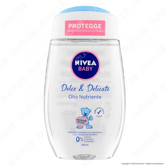 Nivea Baby Olio Nutriente Dolce e Delicato Senza Alcool Coloranti Nivea Baby Olio Nutriente Dolce e Delicato Senza Alcool Coloranti