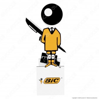 Espositore Bic da Banco in Compensato per 6 Box di Accendini Maxi