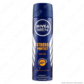 Nivea Men Deodorante Stress Protect Spray - Flacone da 150ml