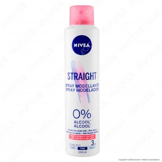 Nivea Straight Spray Modellante per Capelli Lisci Tenuta Flessibile -