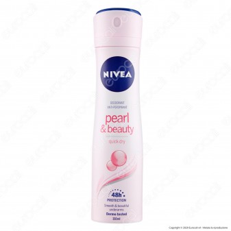 Nivea Deodorante Spray Pearl & Beauty Anti-Traspirante - Flacone da