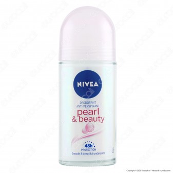 Nivea Deodorante Roll-On Pearl & Beauty Anti-Traspirante - Flacone da