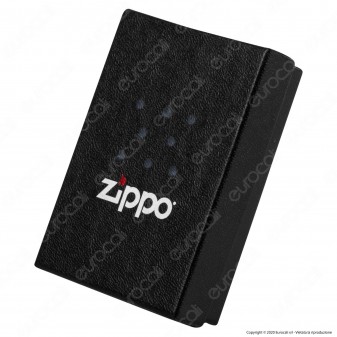 Accendino Zippo Mod. 49156 PVD Black Ice 360° Currency Design -