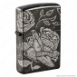 Immagine 1 - Accendino Zippo Mod. 49156 PVD Black Ice 360° Currency Design -