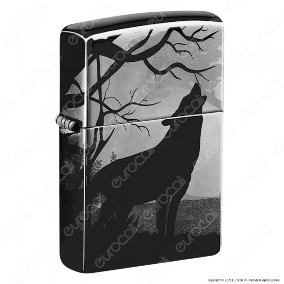 Accendino Zippo Mod. 49188 Wolf 3D - Wolves Design- Ricaricabile Antivento Accendino Zippo Mod. 49188 Wolf 3D - Wolves Design- Ricaricabile Antivento