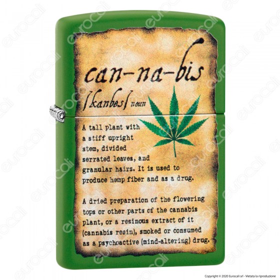 Accendino Zippo Mod. 49119 Leaf Moss Green - Ricaricabile Antivento Accendino Zippo Mod. 49119 Leaf Moss Green - Ricaricabile Antivento