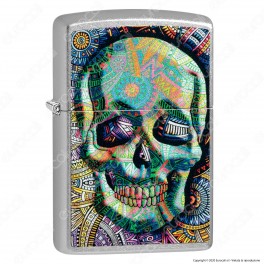 Accendino Zippo Mod. 49140 Multicolor Skull - Geometric Skull Design