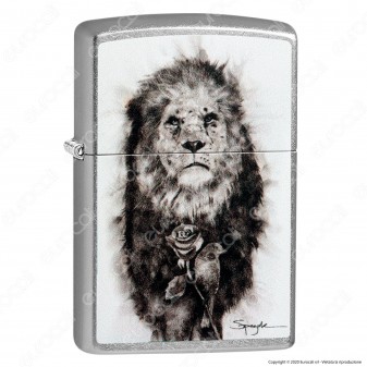 Accendino Zippo Mod. 49088 Spazuk Lion - Ricaricabile Antivento