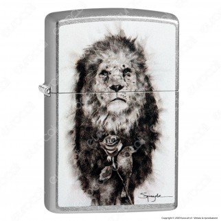 Accendino Zippo Mod. 49088 Spazuk Lion - Ricaricabile Antivento