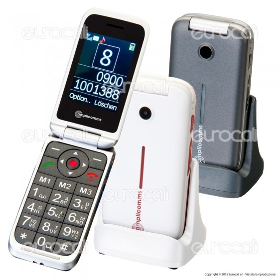 Amplicomms PowerTel M7000i Telefono Cellulare per Portatori di Amplicomms PowerTel M7000i Telefono Cellulare per Portatori di