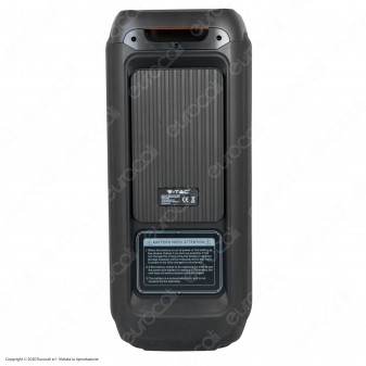 V-Tac Audio VT-6308-2 Soundor 8x2 Cassa Attiva 40W con Bluetooth