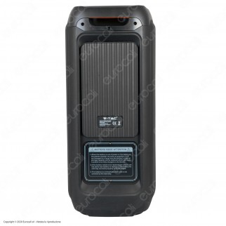 V-Tac Audio VT-6308-2 Soundor 8x2 Cassa Attiva 40W con Bluetooth