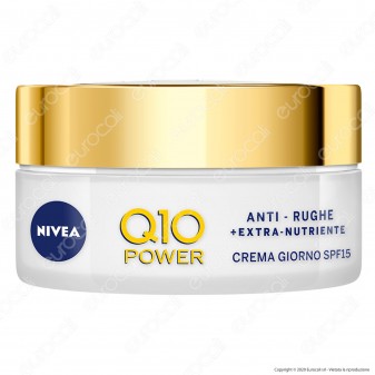 Nivea Q10 Power Antirughe Crema Giorno Extra-Nutriente SPF15 - Confezione da 50ml
