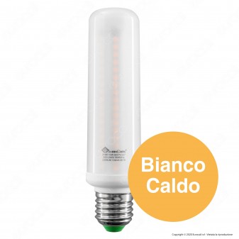 Marino Cristal Serie PRO Lampadina LED E27 15W Tubolar T38 - mod.