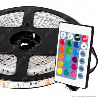 Sure Energy Striscia LED Bobina 5 Metri 12V 14,4W 60 LED/metro