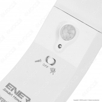 Ener-J Lampada da Muro Torcia LED 1,2W Batteria Ricaricabile con