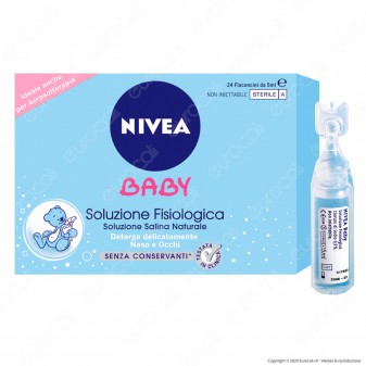 Nivea Baby Soluzione Fisiologica Salina Naturale Detergente Naso e